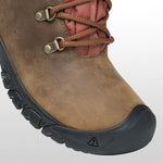 KEEN Women's Greta Waterproof Snow Boot, Toasted Coconut/Redwood, 7 D (Medium) US