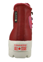 Converse Women's Chuck Taylor All Star Lugged Winter Sneakers, Back Alley Brick/Habanero Red, 7 Medium US