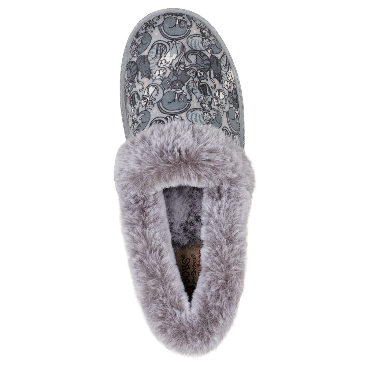 Skechers Bobs Too Cozy Cuddles Womens Slipper 9 Grey/Multi