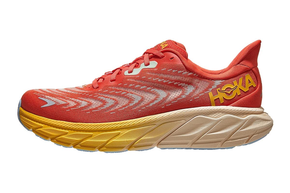 HOKA Men's Running Shoes, Fiesta Amber Yellow, 9.5
