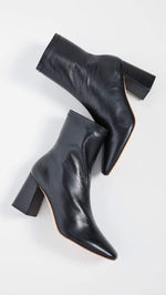 Loeffler Randall Women's Elise Slim Ankle Booties, Black, 6.5 Medium US