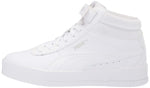 PUMA Women's Carina Mid Sneaker 6 White