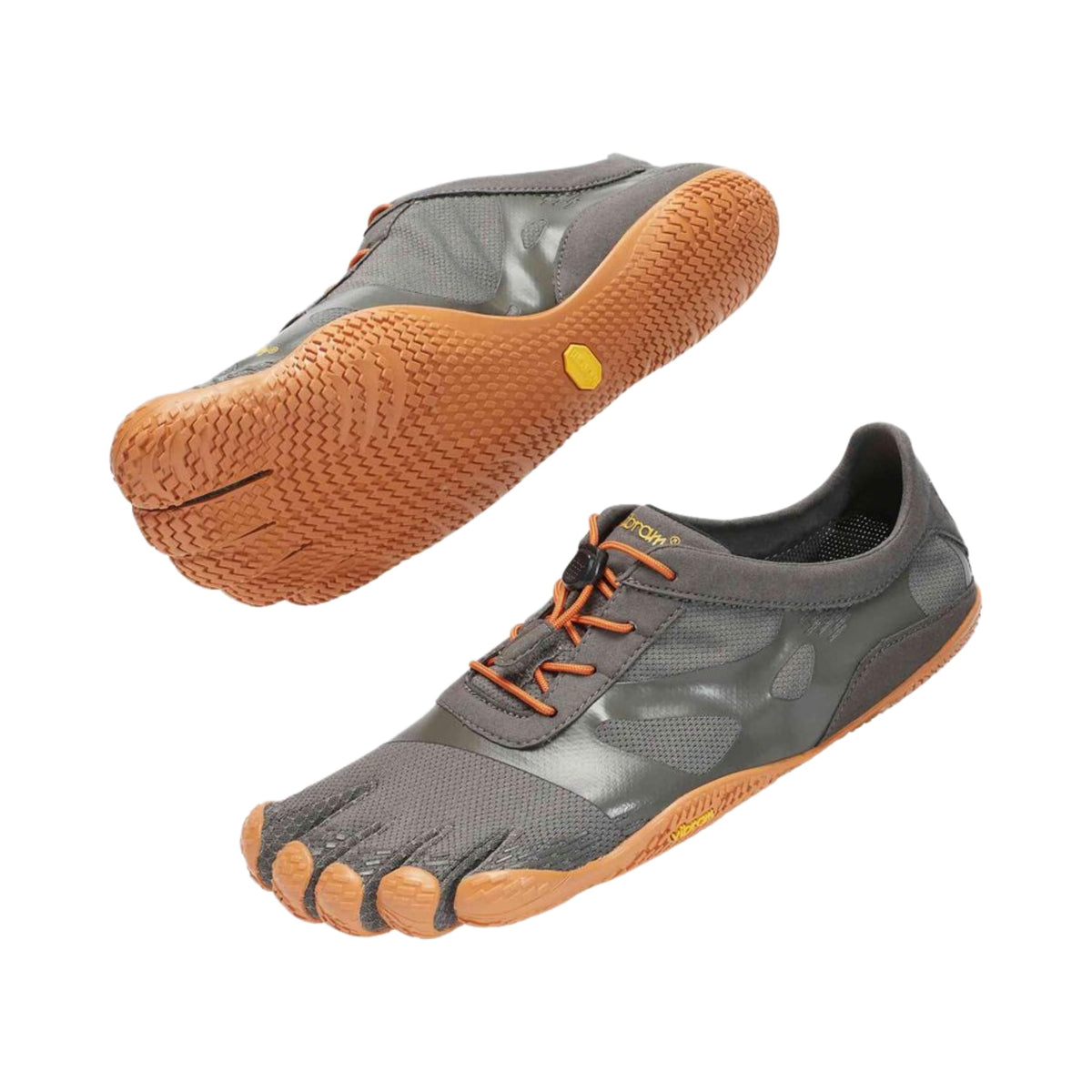 Vibram FiveFingers Men's KSO EVO Cross Training Shoe 9.5 - 10 US Grey/Orange