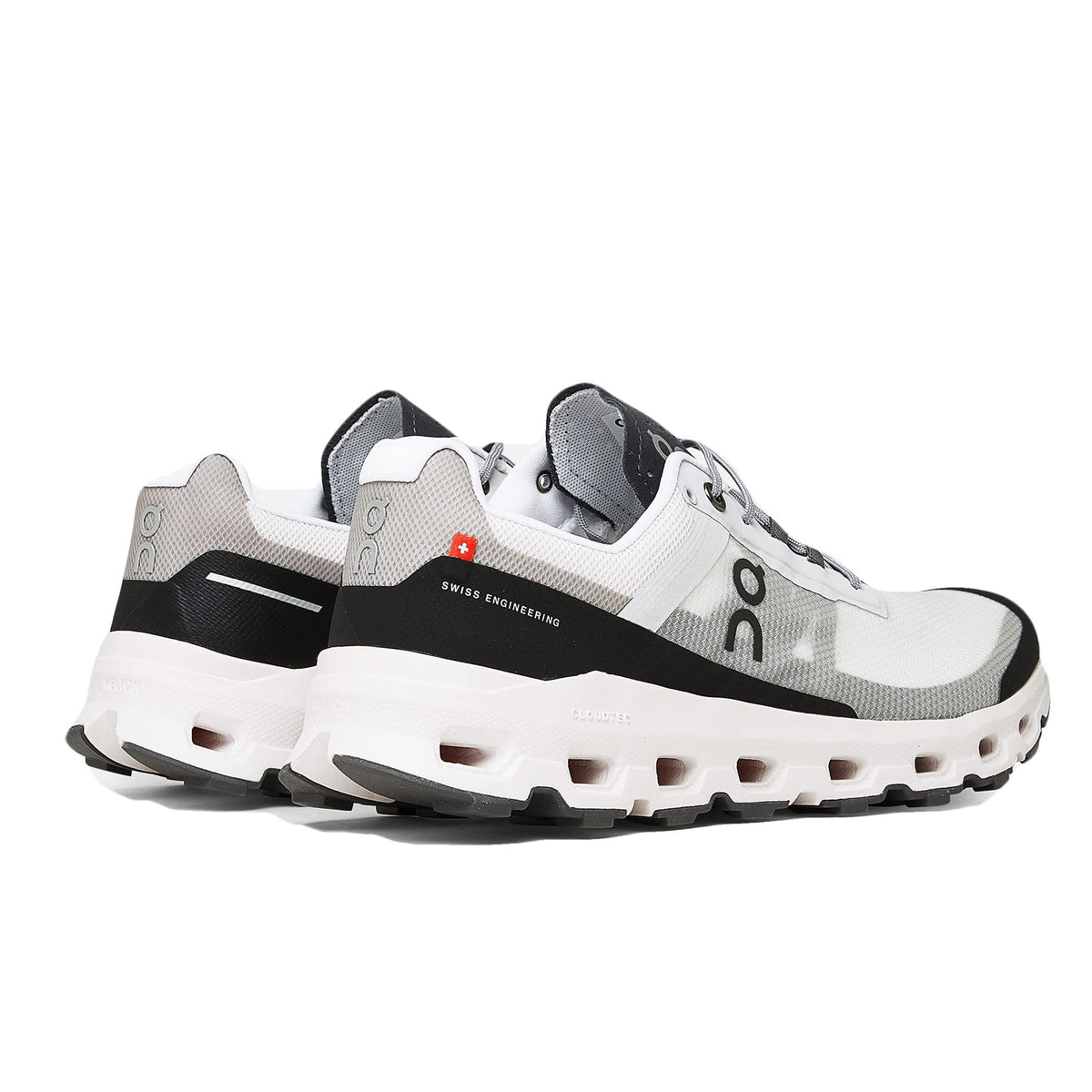 On Men's Cloudvista Sneakers, Glacier/Black, 13 Medium US