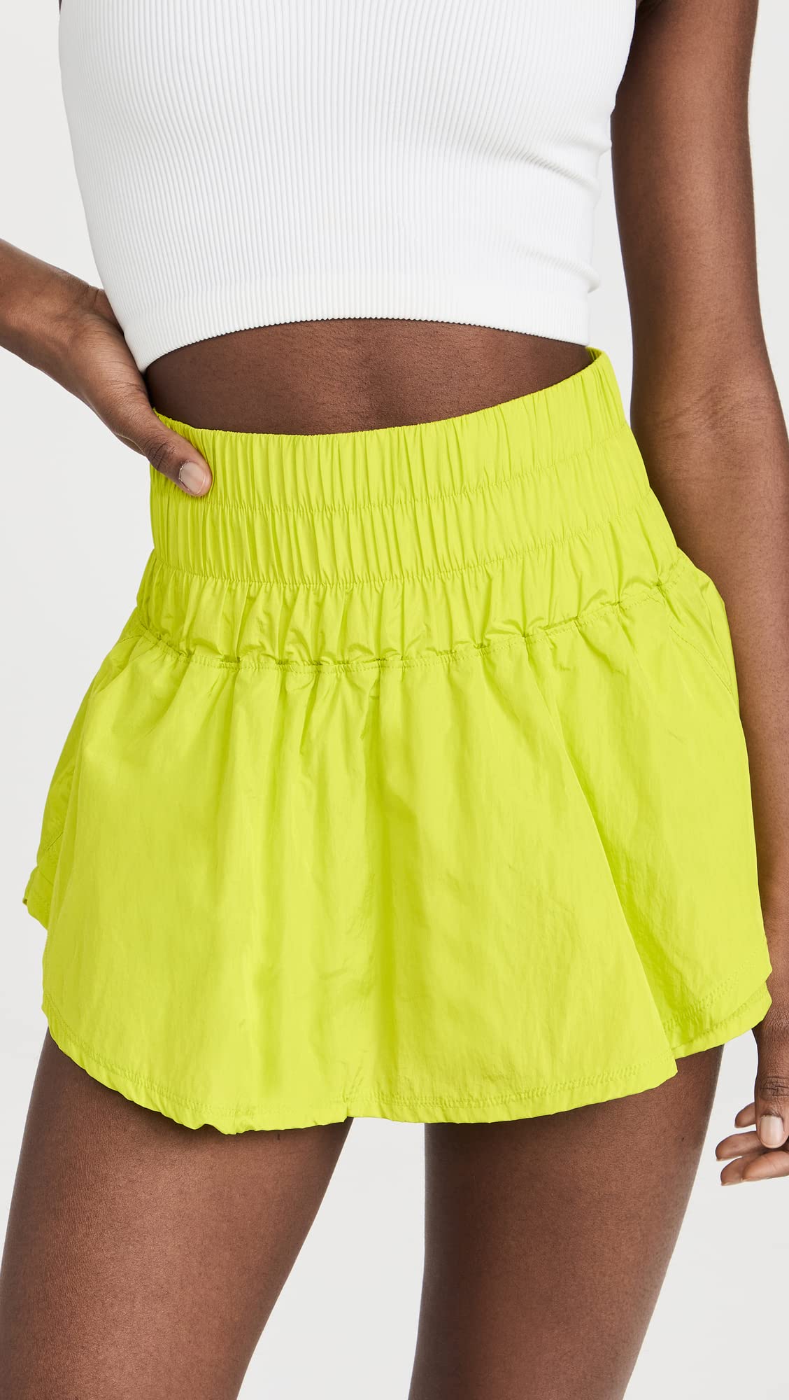 Free People Way Home Skort Limelight MD (Women's 8-10)
