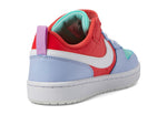 Nike Boy's Court Borough Low Recraft (Little Kid) Sneaker, Cobalt Bliss/White/Track Red, 3