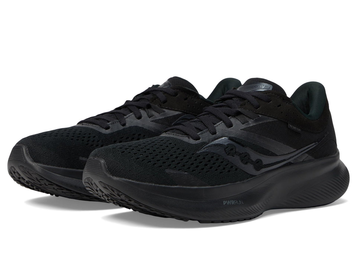 Saucony Women's Ride 16 Sneaker, Triple Black, 11.5