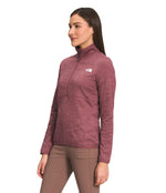 THE NORTH FACE Canyonlands 1/4 Zip Womens Fleece Wild Ginger Heather Sz S