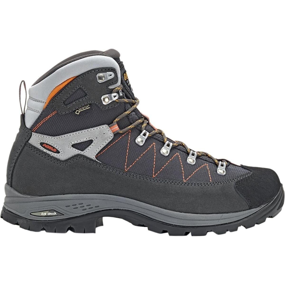 ASOLO Men's Finder GV Hiking Boot Graphite/Gunmetal 8