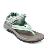 KEEN New Women's Terradora II Toe Post Sandal Light Gray/Ocean 6