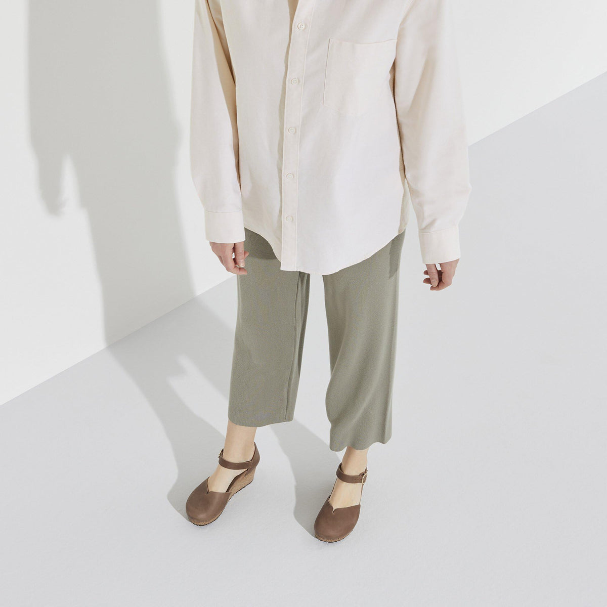 Birkenstock Papillio Mary Wedge Sandal - Leather Cognac Leather 1 EU 37 (US Women's 6-6.5) Narrow