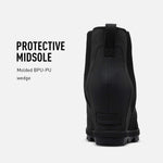 Sorel Women's Joan of Arctic Wedge II Chelsea Boot - Light Rain - Waterproof - Black - Size 11