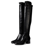 Stuart Weitzman 5050 Flareblock Boot Black 8.5 B