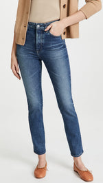 AG Adriano Goldschmied Women's Alexxis Slim Jeans, 10 Years Ellwood, 30