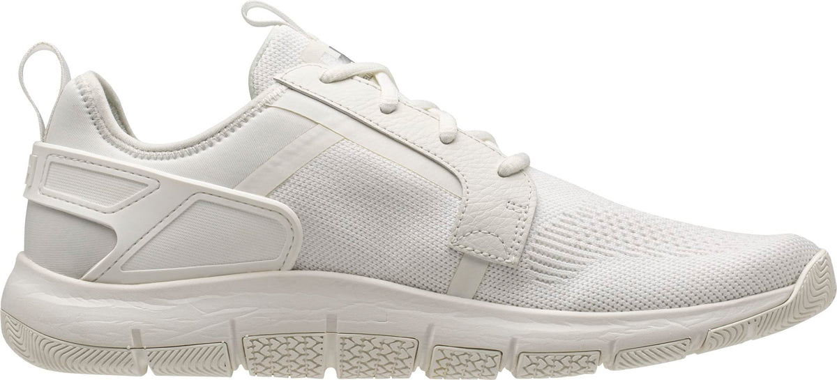 Helly-Hansen Men's Henley Lightweight Breathable Sailing Watersports Shoes, 001 White/Metallic Silver - 9