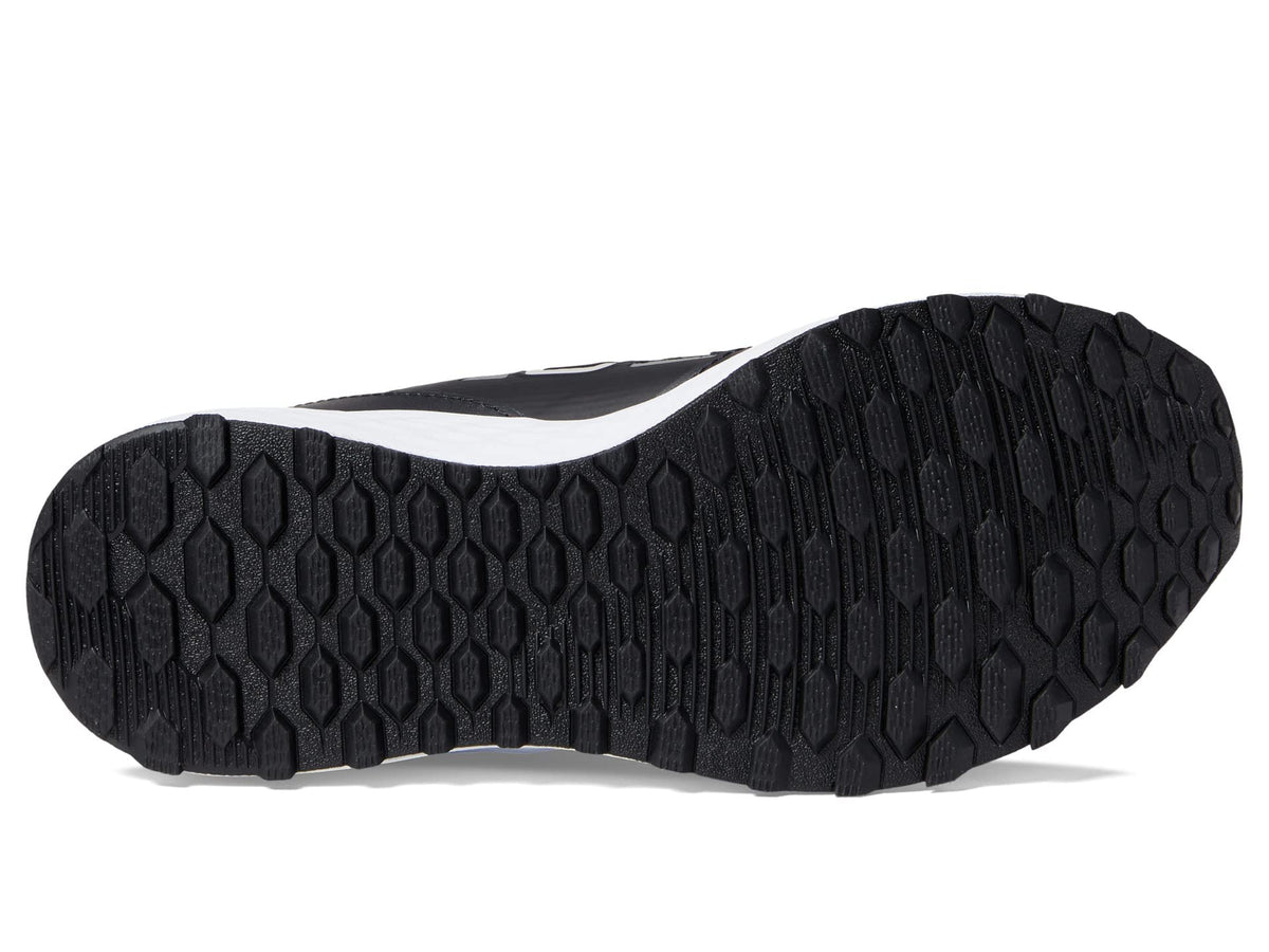 New Balance® Kids Fresh Foam 650v1 Bungee Lace with Top Strap Shoes for Kids – Comfortable Padding Black/Metallic Silver 13.5 Little Kid XW