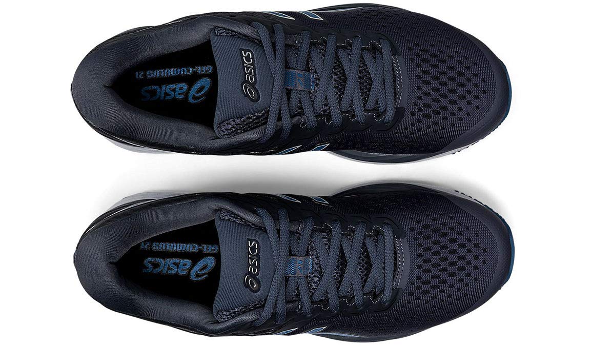 ASICS Men's Gel-Cumulus 21 Running Shoe Jackrabbit Exclusive - Color: Metropolis/Grey (Regular Width) - Size: 9.5