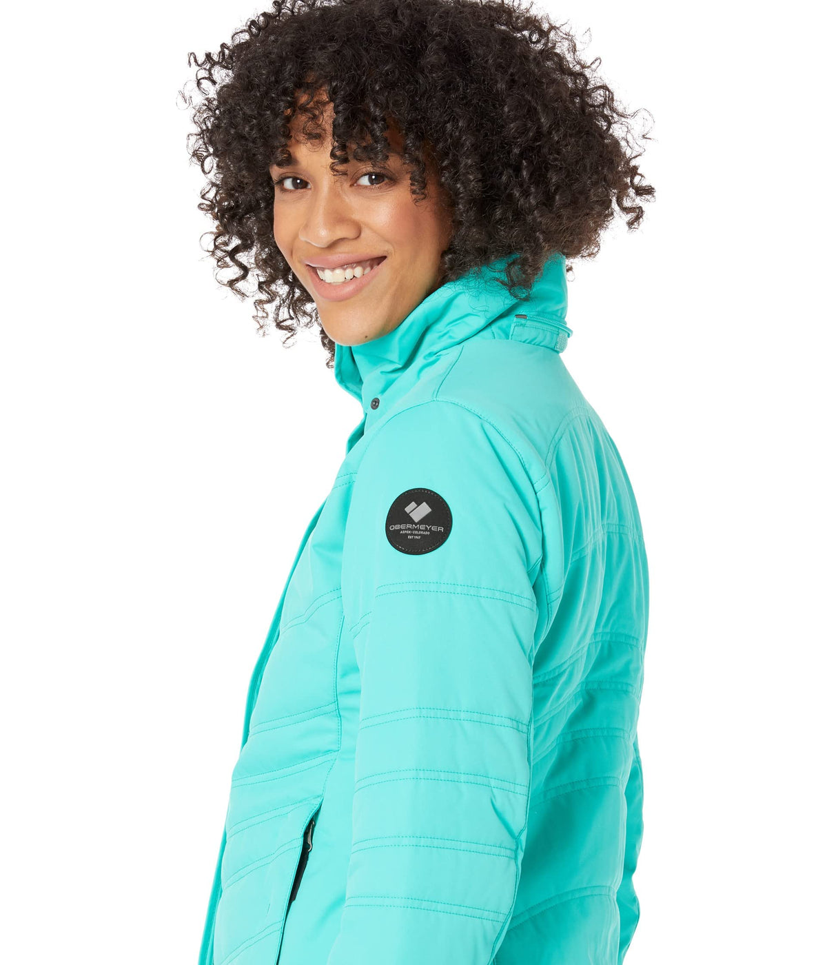 Obermeyer Tuscany II Jacket for Women - Front Zip Closure, Long Sleeves and Internal Cuffs, and Gorgeous Snow Jacket Pixie Dust 0 One Size
