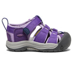 KEEN Newport H2 Closed Toe Water Sandals, Tillandsia Purple/English Lavender, 1 US Unisex Big Kid