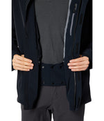 Obermeyer Sutton Jacket for Men - Zippered Front Closure With Long Sleeves and Standing Collar, Chic and Casual Jacket Black MD Regular One Size