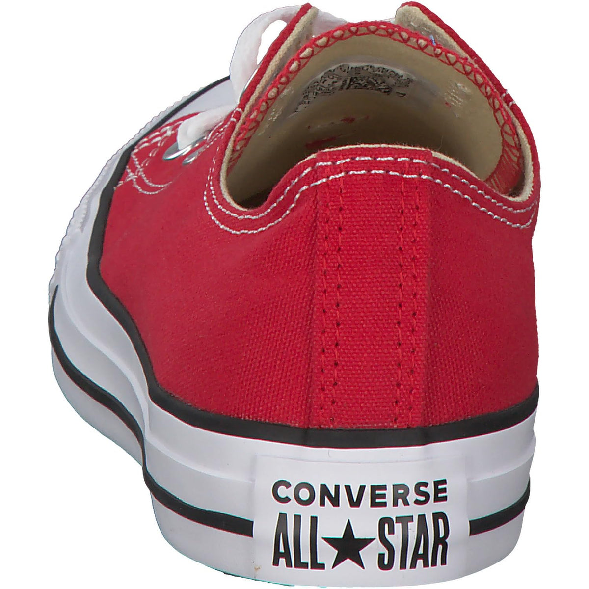 Converse Chuck Taylor All Star Canvas Low Top Sneaker,Red,4.5 US Men/6.5 US Women