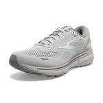 Brooks Women's Ghost 15 Neutral Running Shoe - Oyster/Alloy/White - 12 Wide