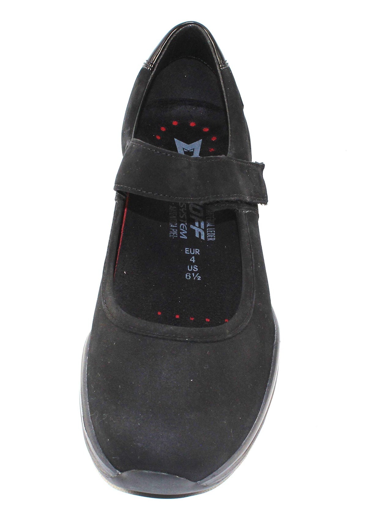 Mephisto Yelina Black Bucksoft/Magic Nero 38 (US Women's 8)