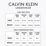 Calvin Klein Girls' Big Modern Cotton Molded Bralette - Comfortable & Stylish Girls Bralette | Classic White | X-Large