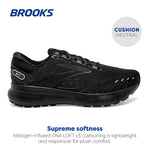Brooks Women's Glycerin 20 Neutral Running Shoe - Black/Black/Ebony - 12 Medium