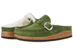 Birkenstock Buckley Shearling Mountain View/Natural Suede/Shearling EU 38 (US Women's 7-7.5) Narrow
