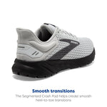 Brooks Men’s Anthem 6 Neutral Running Shoe - Grey/Blackened Pearl/Grey - 13 Medium