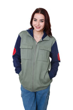 Ripple Junction Naruto Shippuden Kakashi Hatake Cosplay Military-Style Men's Hoodie With Headband (Green, XX-Large)