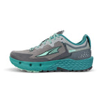 ALTRA Women's TIMP 4 Running Shoe, Gray/Teal, 12 Medium