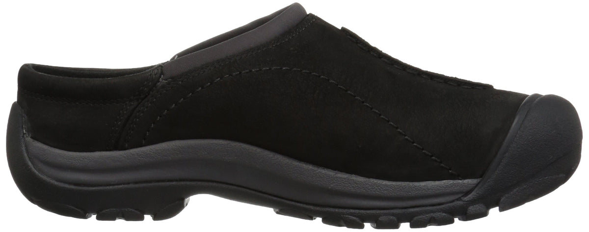 KEEN Women's KACI Slide Loafer Black/Magnet 6.5