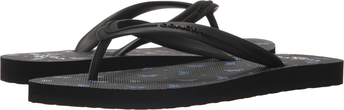 COACH Cleo Flip-Flop Black Lapis 6