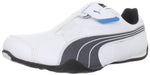 PUMA Men's Sneaker Casual Shoes 11 Women/9.5 Men White/Dark Shadow/Black