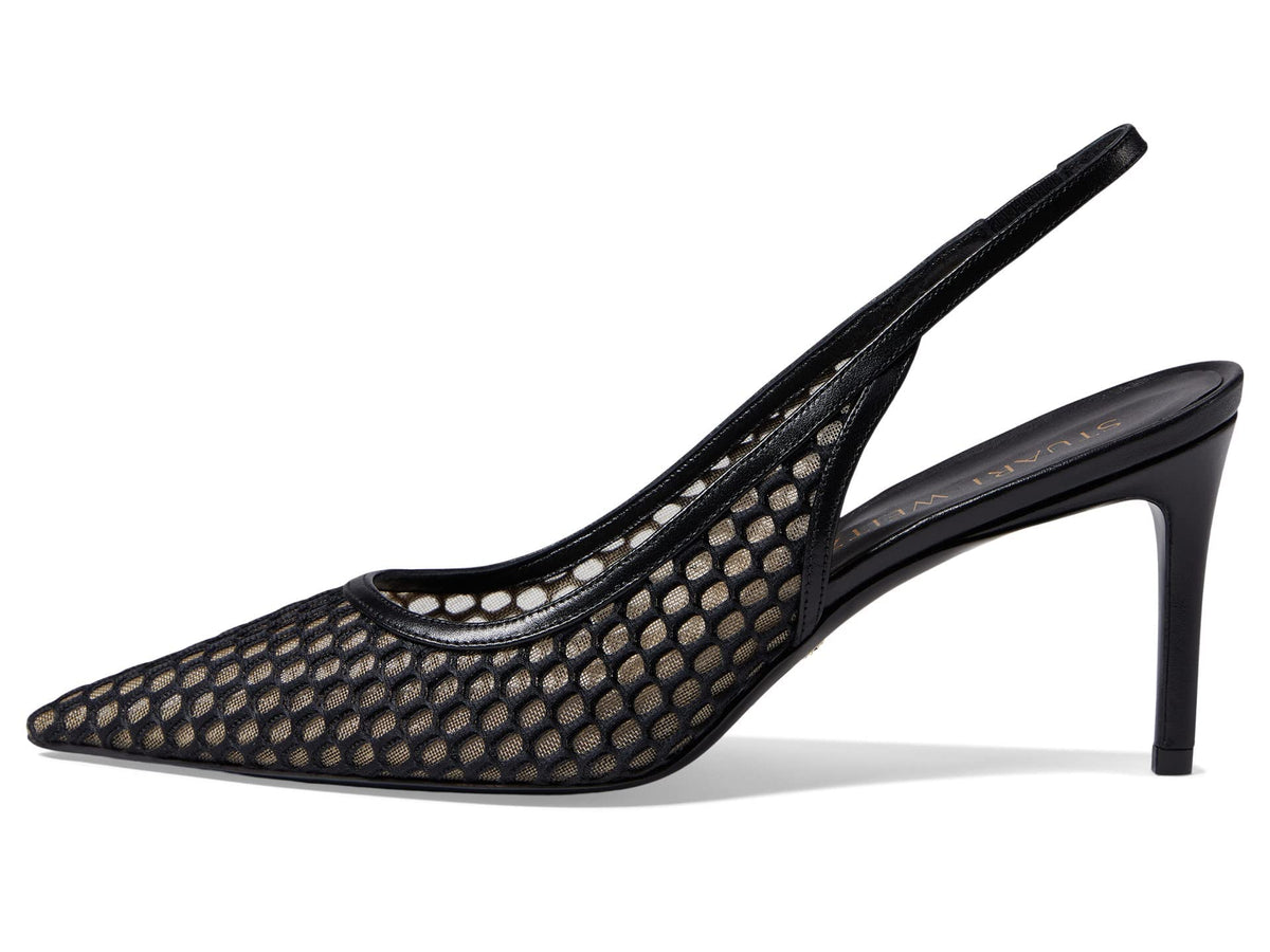 Stuart Weitzman 75 Slingback Pump Black 9.5 B