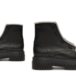 SCHUTZ Women's Amirah Boots, Black/Cristal, 9 Medium US