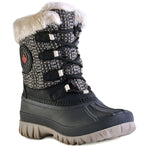 Storm by Cougar Women's Winter and Snow Boots, Black/Brown, 6