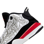 Jordan Boy's Dub Zero (Little Kid) White/Fire Red/Black 12 Little Kid M