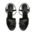 SCHUTZ Women's Keefa Platform High Heel Sandal, Black, Size 11