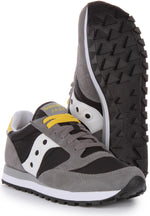 Saucony Men's Jazz Original Sneaker, Grey/Black, 11