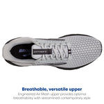 Brooks Men’s Anthem 6 Neutral Running Shoe - Grey/Blackened Pearl/Grey - 13 Medium