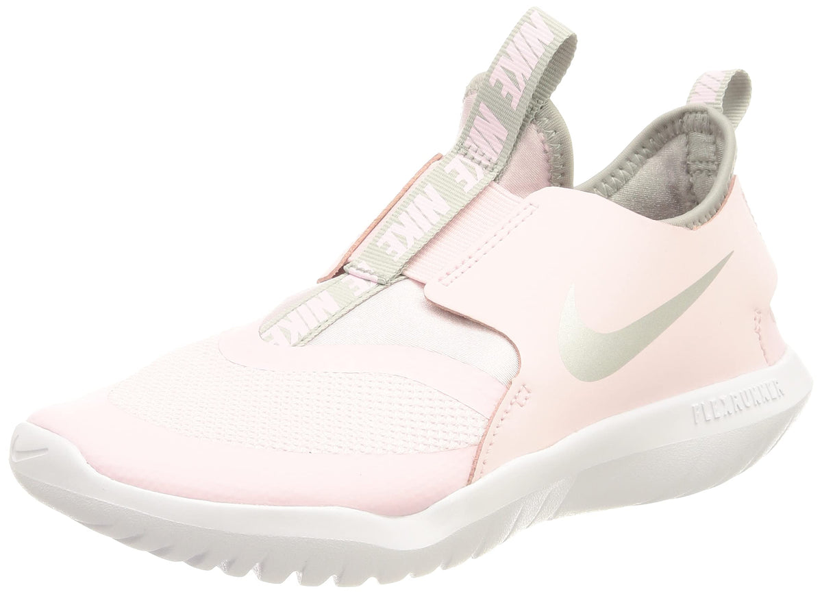 Nike Kids' Preschool Flex Runner Running Shoes, Pink Foam/Metallic Silver, 2 Toddler