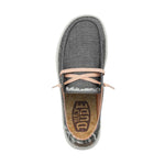 Hey Dude Women's Wendy Boho Grey Size 12 | Women’s Shoes | Women’s Lace Up Loafers | Comfortable & Light-Weight