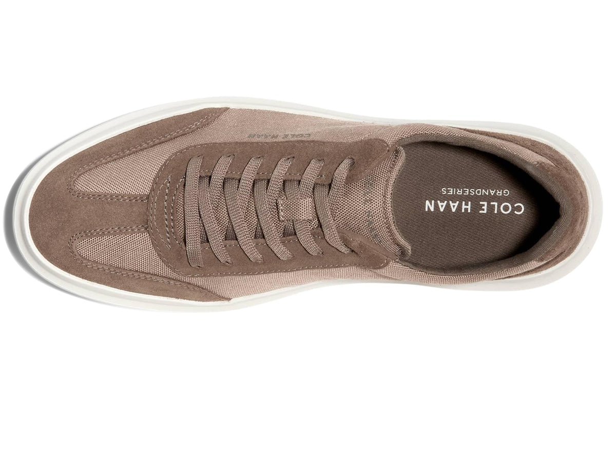 Cole Haan Men's Grandpro Rally Canvas T-Toe Sneaker, Irish Coffee/Truffle, 10