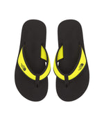 THE NORTH FACE Youth Base Camp Flip Flops, TNF Black/Sulphur Spring Green, 9