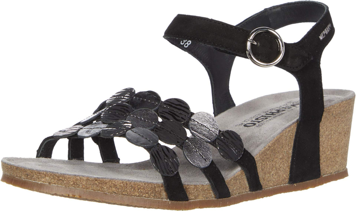 Mephisto Matilde Black Velc 39 (US Women's 9) B (M)