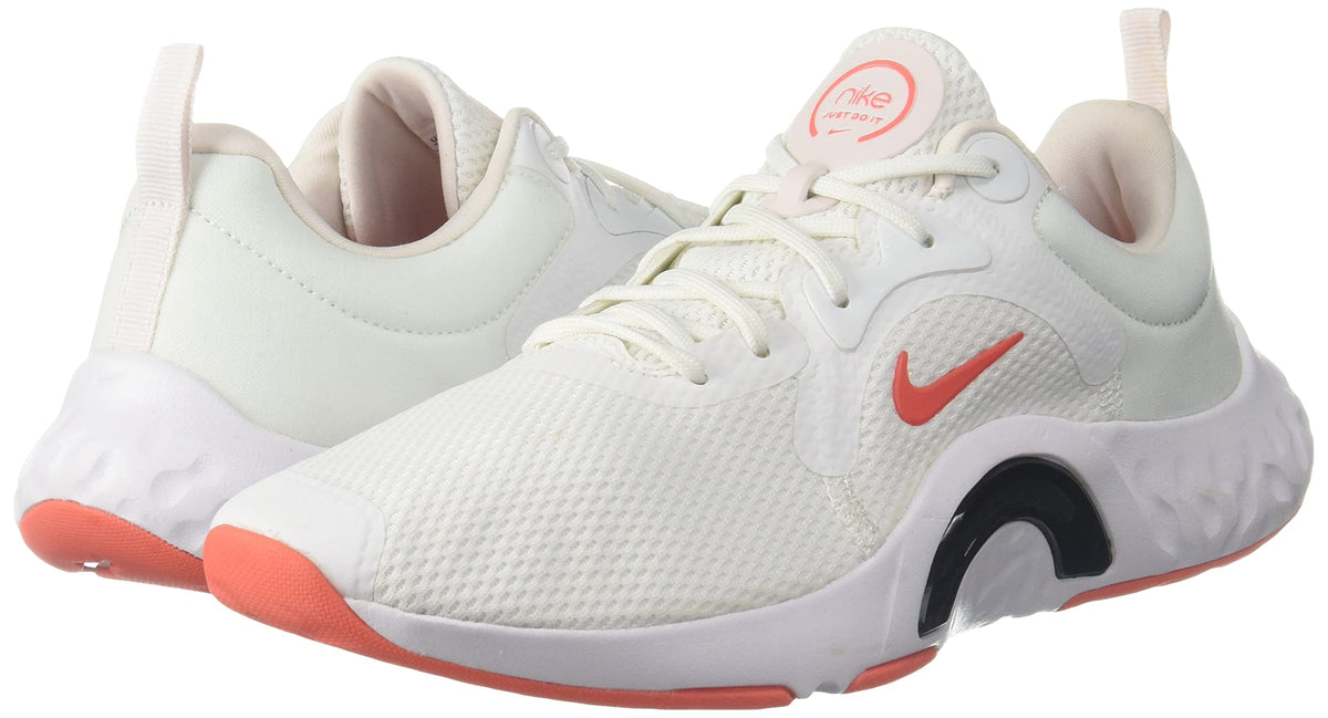 NIKE Women's Renew in-Season Tr 11 Gymnastics Shoes, 4 UK, Summit White Magic Ember, 8.5 UK
