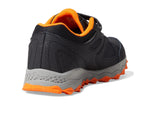Saucony Cohesion Tr14 Alternative Closure Sneaker, Black/Orange, 1.5 Wide US Unisex Little_Kid